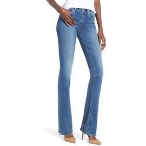 Hudson Los Angeles Drew Mid-Rise Bootcut Light Wash Jeans Size 32